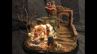 presepe con scarti di polistirolo e gesso [upl. by Donella397]