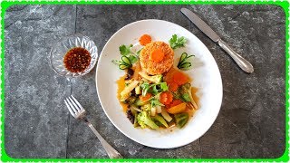 Cô Ba Saigon ★ REPAS ECONOMIQUE ★ Plat VÉGÉTARIEN Riz sauté aux légumes ★ Cơm xào rau củ CHAY [upl. by Jess]