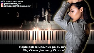 DON XHONI x DHURATA DORA  LEJ karaoke tekst [upl. by Adnim]