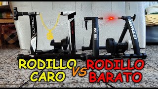 ¿Merece la pena un rodillo caro  Rodillo Magnético ELITE Mag Speed vs BTWIN In Ride 100 Decathlon [upl. by Aivun280]