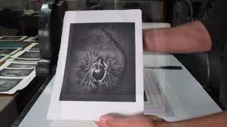 Photogravure photoetching printmaking with Tariq Dajani 2024 [upl. by Amian]