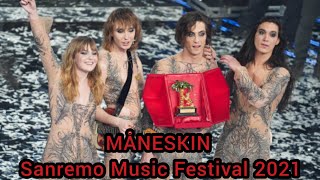 MÅNESKIN  Sanremo Music Festival 2021 [upl. by Oliver879]