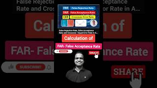 How to calculate False Acceptance Rate FAR in authentication systems shorts  211 💥 [upl. by Ilil]