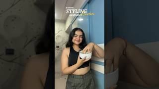 Styling Random Aesthetics Ft NewMe Asia  grwm outfitdiaries outfitinspiration [upl. by Ahseik]