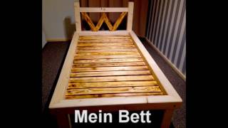 Bett selber bauen  Naturholzbett massiv und stabil bis 500 kg [upl. by Ginsberg659]