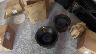 Unboxing and overview of Martin Logan MC6 and MC8 Atmos in Ceiling Speakers [upl. by Conover]