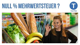 Null Mehrwertsteuer für Obst Gemüse und Milch [upl. by Frierson207]