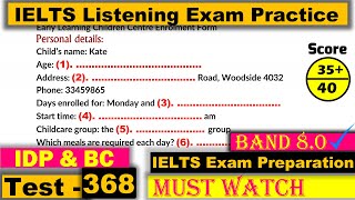 IELTS Listening Practice Test 2023 with Answers Real Exam  368 [upl. by Alaet]