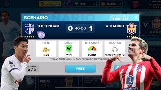 DLS 24 Scenario 13  Tottenham vs Atletico Madrid [upl. by Anselmo61]