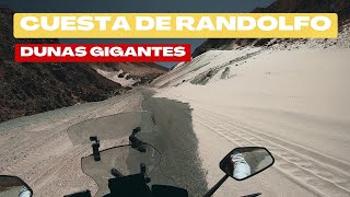 LA DESCONOCIDA CUESTA DE RANDOLFO  Una DUNA GIGANTE se come la ruta  Desvíos de la RUTA 40 [upl. by Cressler552]