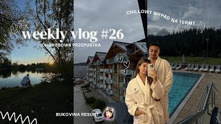 chorobowa przepustka jesienne spacerki przegląd SINSAY i chillowy wypad na termy  WEEKLY VLOG 26 [upl. by Ennaihs681]