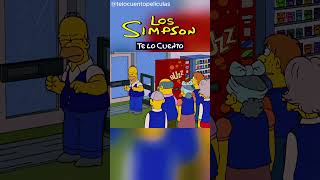 Homero roba televisores y se va del trabajo 📺 lossimpsonshorts [upl. by Proudlove]