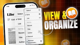 How to View amp Organize Your Library on Apple Books  Quick Guide to the iPhone Books App [upl. by Gen250]