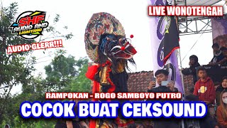 SHAFIRA AUDIO  Rampak Barong Jaranan ROGO SAMBOYO PUTRO Live Wonotengah Purwoasri 2024 [upl. by Norri]