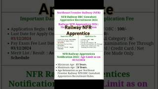 Railway NFR apprentice 2024 railway apprentice nfr [upl. by Volnak]