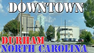 Durham  North Carolina  4K Downtown Drive [upl. by Erin]