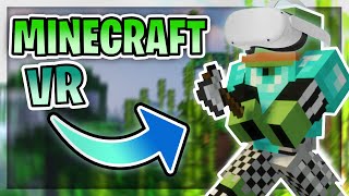 Jag Spelade MINECRAFT i VR  Minecraft VR 1 [upl. by Klimesh]