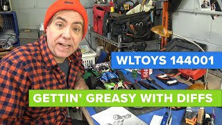 Greasing up the diffs in the WLTOYS 144001 [upl. by Nomi]