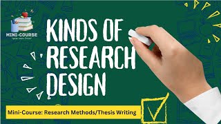 Research Design [upl. by Arbuckle]