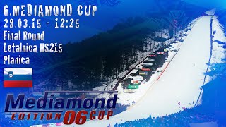 DSJ 4 6 Mediamond Cup Planica HS215280315  II seria  I konkurs [upl. by Esyla]