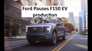 Ford pauses F150 Lightening until 2025 due to low demand [upl. by Rokach]