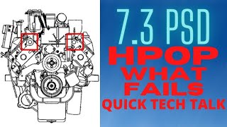 🛻📽️ 7 3 PSD HPOP WHATS INSIDE WHAT FAILS 🟢🟡🔴🟢 [upl. by Bilek]