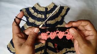 Crochet frock design for 6 month to 12 year girls [upl. by Izabel92]