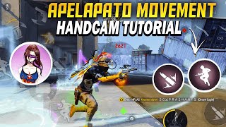 ApelapatoGo Movement Trick Handcam Tutorial  Movement Speed Trick  Apelapato Trick  Free Fire [upl. by Adaval]