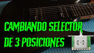 Cambiando selector de micrófonos de 3 posiciones [upl. by O'Brien]