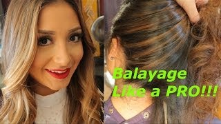 How to Balayage like a pro step by step [upl. by Bautista]