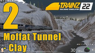 Part 2 TRAINZ Railroad Simulator 2022 Moffat Route AMTRAK Winter Park Express returning to Denver [upl. by Tichonn]