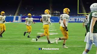 2022 Division 6 MHSAA State Finals Negaunee Miners vs Grand Rapids West Catholic Falcons [upl. by Ilsel366]