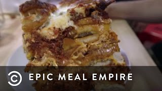 Cheese Burger Lasagna  Epic Meal Empire [upl. by Van]