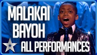 Every ANGELIC performance from Malakai Bayoh  Britains Got Talent [upl. by Rossie]