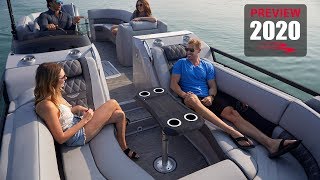 2020 Bennington R Series Bowrider Pontoon Boat Preview [upl. by Olegnaid805]