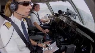 Quito Approach  Lufthansa MD11F English Subtitles [upl. by Annahael596]