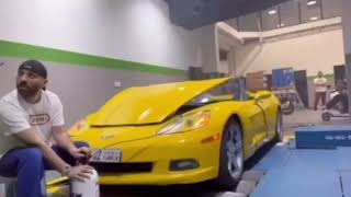 Dyno pull with nitrous blows up engine corvette [upl. by Enad]