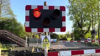 Crediton Station Level Crossing Devon Saturday 20042024 [upl. by Ajam]