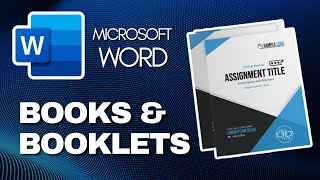 Book And Booklet Creation In Microsoft Word Everything You Need To Know [upl. by Hiett]