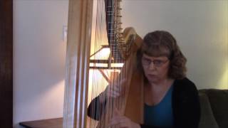 quotAir quot from Water Music  Handel Harp Cover [upl. by Eimarej]