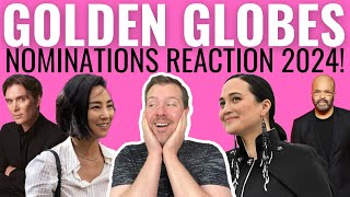 Golden Globe Nominations LIVE REACTION 2024 [upl. by Yokum]