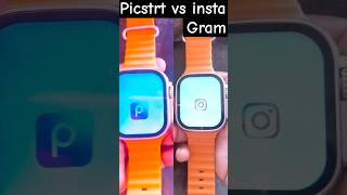 t 900 ultra smart watch on play picstrt vs 💥🤯 Instragram [upl. by Aisa]