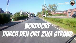 Mit dem Fahrrad durch Norddorf Amrum zum Strand [upl. by Romain846]