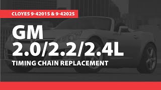 GM 202224L Timing Chain Replacement Cloyes 94201S amp 94202S [upl. by Etnor638]