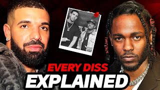 Drake Vs Kendrick Lamar  The 100 Full Story Explained [upl. by Annid]