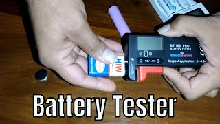 Digital Battery Tester BT168 Pro [upl. by Eicirtap]