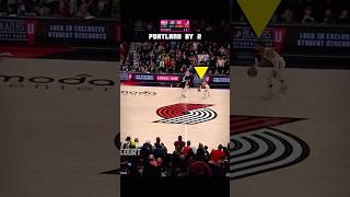 PART 2  Sharpe Has Sharp Senses 👽 Hawks vs Trail Blazers Ending NBA shorts [upl. by Retsam88]