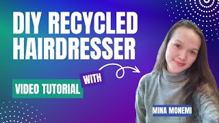 DIY RECYCLED HAIRDRESS  PLASTIC SPOON amp FORK recycle tutorial headdress diyideas recycleideas [upl. by Alahcim221]