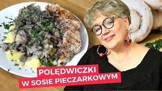 Szybki domowy obiad POLĘDWICZKI W SOSIE PIECZARKOWYM To to co tygrysy lubią najbardziej 😋 [upl. by Sucramad]