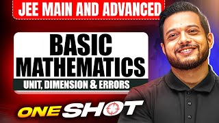 Manzil 2025 BASIC MATHEMATICS in One Shot All Concepts amp PYQs Covered  JEE Main amp Advanced [upl. by Nelag751]